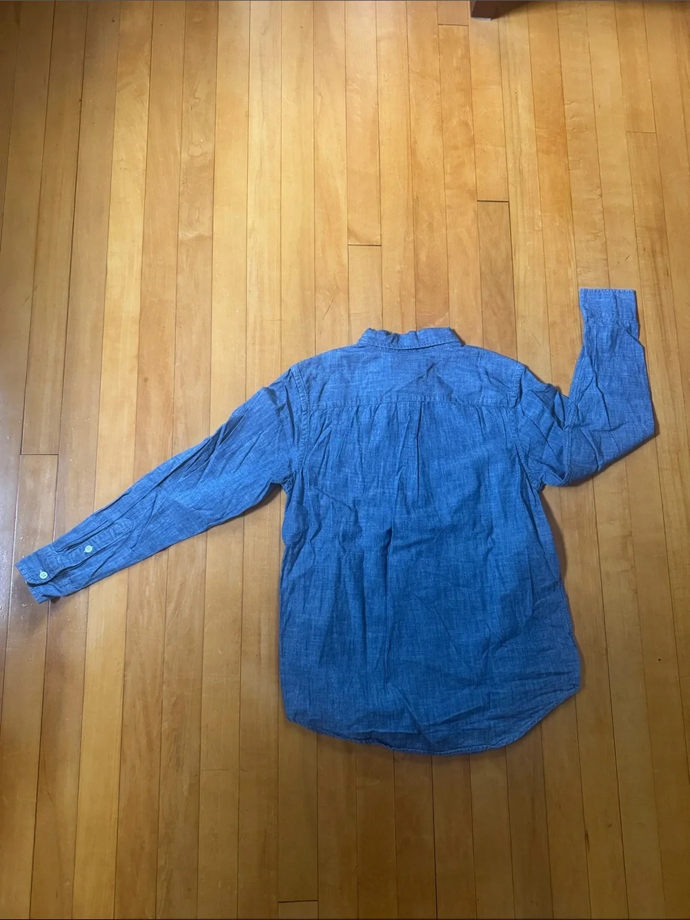 Polo Ralph Lauren Chambray Button-Down logo Shirt boys L (14-16)